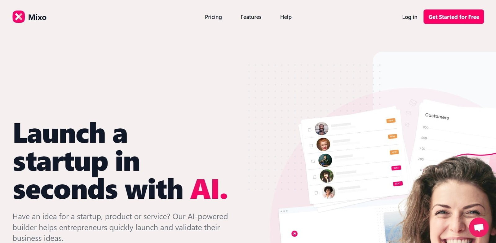 Mixo is an AI-Powered Website Builder for Startups and Entrepreneurs