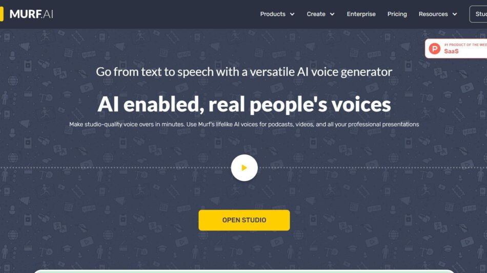 Murf.AI is a popular AI-powered text-to-speech AI tool. It can also be used to do voice cloning