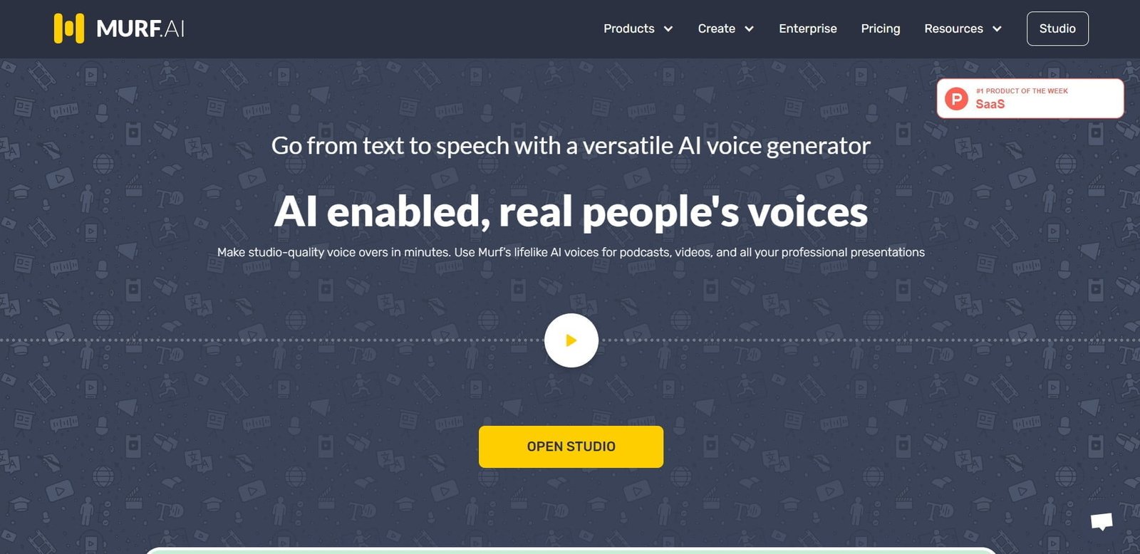 Murf.AI is a popular AI-powered text-to-speech AI tool. It can also be used to do voice cloning