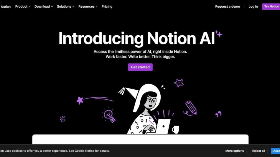 Notion AI is a comprehensive task management and collaboration platform that leverages artificial intelligence to simplify workflows