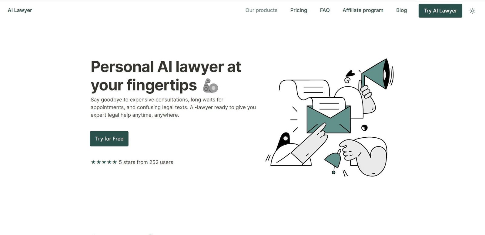 AI Lawyer is an AI law platform tool designed to provide instant legal assistance such as legal document drafting and review