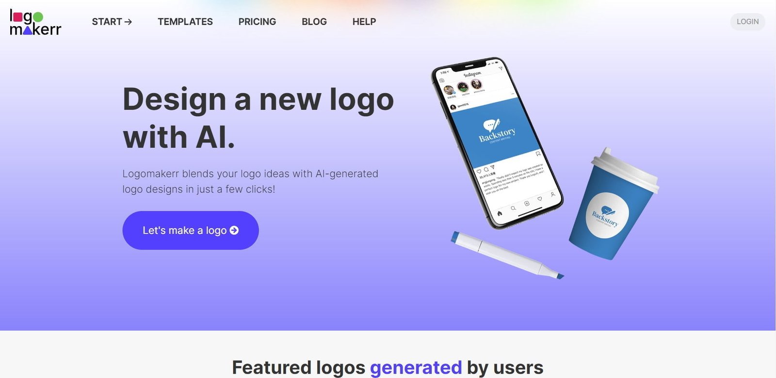 Logo Makerr is an logo AI design tool that allows users to create AI-generated professional logos tailored to their business needs