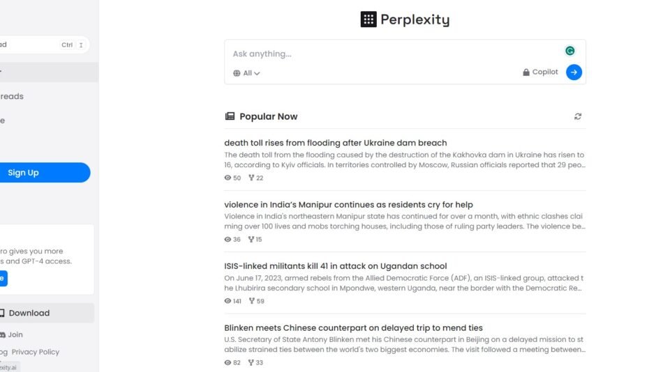 Perplexity AI is an AI-driven search engine and chatbot for accurate