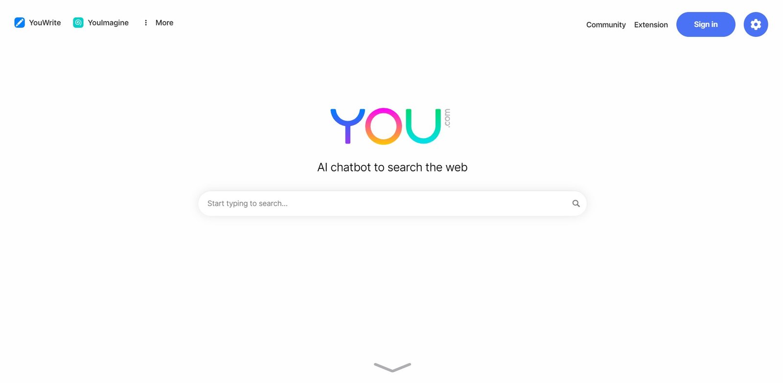 YOU is an AI search engine for a customized search experience while keeping their data 100% private